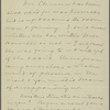 Howells, [William Dean], ALS to. Feb. 24, 1891. 