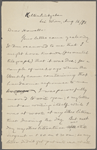 Howells, [William Dean], ALS to. Aug. 16, 1898. 