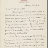 Howells, [William Dean], ALS to. Aug. 12, 1908. 