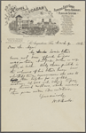 Howells, [William Dean], ALS to Ayer [Dana S.?]. Mar. 9, 1918 