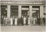 Staff of the Dunbar National Bank, Harlem, New York City, circa 1930.