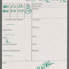 Stage manager's log