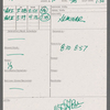 Stage manager's log