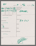 Stage manager's log