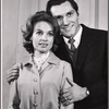 Tommy Rall and unidentified in rehearsal for the stage production Cafe Crown