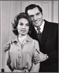 Tommy Rall and unidentified in rehearsal for the stage production Cafe Crown