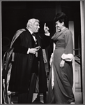 Theodore Bikel and Brenda Lewis in the stage production Cafe Crown