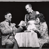 Sam Levene [center] and unidentified in the stage production Cafe Crown