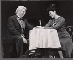 Theodore Bikel and Brenda Lewis in the stage production Cafe Crown