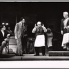 Tommy Rall, Alan Alda, Sam Levene and Theodore Bikel in the stage production Cafe Crown