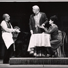 Sam Levene, Theodore Bikel and Brenda Lewis in the stage production Cafe Crown