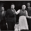 Val Avery, Sam Levene and unidentified others in the stage production Cafe Crown