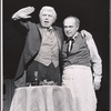 Theodore Bikel and Sam Levene in the stage production Cafe Crown