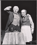 Theodore Bikel and Sam Levene in the stage production Cafe Crown