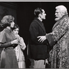 Betty Aberlin, Tommy Rall, Theodore Bikel and unidentified in the stage production Cafe Crown