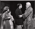 Betty Aberlin, Tommy Rall, Theodore Bikel and unidentified in the stage production Cafe Crown