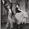 Ronnie Cunningham [right] and unidentified in the touring stage production Can Can