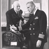 Conrad Nagel and Dana Andrews in the stage production The Captains and the Kings