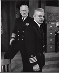 Conrad Nagel and Dana Andrews in the stage production The Captains and the Kings