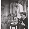 Gladys Cooper, Fritz Weaver, and Marian Seldes in the stage production The Chalk Garden