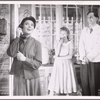 Siobhán McKenna, Betsy von Furstenberg, and Fritz Weaver in the stage production The Chalk Garden