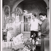 Gladys Cooper, Fritz Weaver, and Siobhán McKenna in the stage production The Chalk Garden