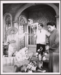 Gladys Cooper, Fritz Weaver, and Siobhán McKenna in the stage production The Chalk Garden