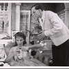 Betsy von Furstenberg and Fritz Weaver in the stage production The Chalk Garden