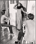 Gary Sandy, Courtney Burr, and Kip Osborne in the stage production The Children's Mass