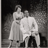 Maureen O'Hara and Morley Meredith in the stage production Christine