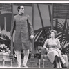 Morley Meredith and Maureen O'Hara in the stage production Christine