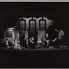 Ruth McDevitt [right] and ensemble in the stage production Clerambard