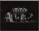Ruth McDevitt [right] and ensemble in the stage production Clerambard