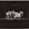 Ruth McDevitt [left], Tammy Grimes [center] and ensemble in the stage production Clerambard