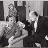 Ralph Meeker, Martha Scott, and John McGiver in the stage production Cloud 7