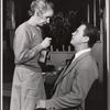 Alison Adams [?] and Ralph Meeker in the stage production Cloud 7