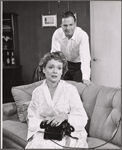 Martha Scott and Ralph Meeker in the stage production Cloud 7
