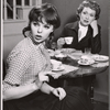 Anne Helm and Martha Scott in the stage production Cloud 7