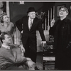 Ralph Meeker, Martha Scott, John McGiver and unidentified in the stage production Cloud 7