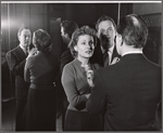 Martha Scott, Ralph Meeker and unidentified in the stage production Cloud 7