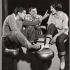 Jerry Pagano, Gaye Ellen Huston and unidentified in the stage production Cockeyed Kite