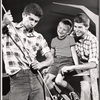 Jerry Pagano, Richard Moylan and unidentified in the stage production Cockeyed Kite