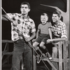 Jerry Pagano, Richard Moylan and unidentified in the stage production Cockeyed Kite