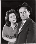 Maureen Stapleton and Eli Wallach in rehearsal for the stage production The Cold Wind and the Warm