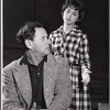 Eli Wallach and Suzanne Pleshette in rehearsal for the stage production The Cold Wind and the Warm