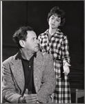 Eli Wallach and Suzanne Pleshette in rehearsal for the stage production The Cold Wind and the Warm