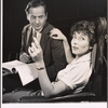 Eli Wallach and unidentified in rehearsal for the stage production The Cold Wind and the Warm