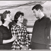 Maureen Stapleton, Suzanne Pleshette and Peter Trytler in rehearsal for the stage production The Cold Wind and the Warm