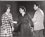 Suzanne Pleshette, Maureen Stapleton, and Eli Wallach in rehearsal for the stage production The Cold Wind and the Warm