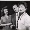 Maureen Stapleton, Eli Wallach and unidentified actress in rehearsal for the stage production The Cold Wind and the Warm